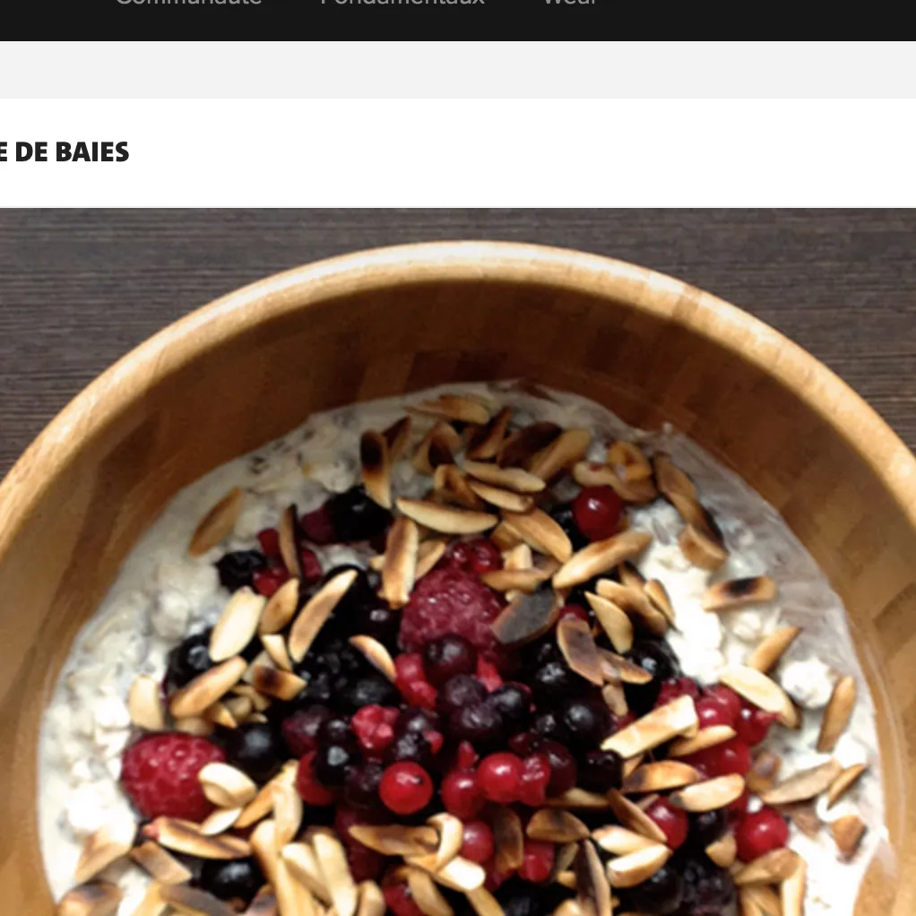 MUESLI AU MELANGE DE BAIES